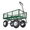 Carts GOR400 400-lb. Steel Mesh Garden Cart with 10" Tires