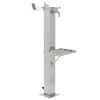 Garden Water Column Stainless Steel Square 37.4"