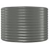 Garden Raised Bed Powder-coated Steel 199.6"x39.4"x26.8" Gray