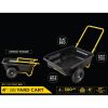 GCR-4 4 cu. ft. Poly Yard Cart;  300-Pound Capacity;  Black