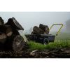 GCR-4 4 cu. ft. Poly Yard Cart;  300-Pound Capacity;  Black