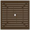 Patio Table Brown 32.1"x32.1"x28.3" Steel