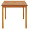 Patio Table 55.1"x31.5"x29.1" Solid Acacia Wood