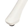 Patio Table White 35.4"x35.4"x29.1" Cast Aluminum