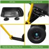 400 lbs Capacity Poly Landscape & Garden Dump Cart;  Black Color