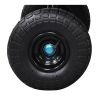 400 lbs Capacity Poly Landscape & Garden Dump Cart;  Black Color