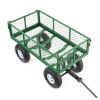 Carts GOR400 400-lb. Steel Mesh Garden Cart with 10" Tires