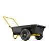 GCR-4 4 cu. ft. Poly Yard Cart;  300-Pound Capacity;  Black