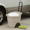15 Gallon Resin Rolling Lawn and Utility Cart, 20.75 in D x 35.75 in H x 22.5 in W