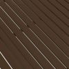 Patio Table Brown 55.1"x31.5"x28.3" Steel