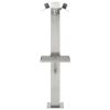 Garden Water Column Stainless Steel Square 37.4"