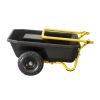 GCR-4 4 cu. ft. Poly Yard Cart;  300-Pound Capacity;  Black