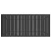 Patio Table Anthracite 74.8"x31.5"x28.3" Steel