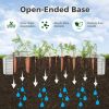 Metal Galvanized Raised Garden Bed with Open-Ended Base