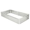 Metal Galvanized Raised Garden Bed with Open-Ended Base